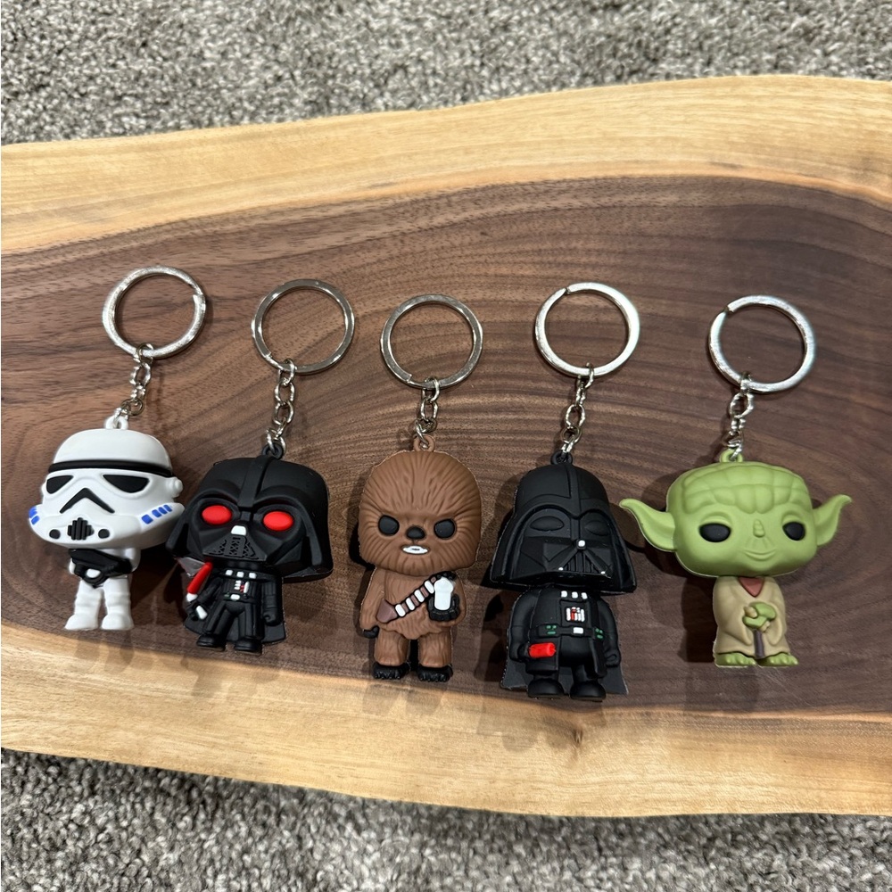Star Wars Character Keychain Set of 5
